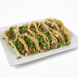Taco Plate (10 Tacos Special) at Da Catch Fish & Chicken in Rockford, Illinois