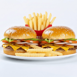 2 Cheeseburger Meal Special at Da Catch Fish & Chicken in Rockford, Illinois