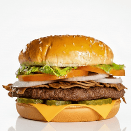 Gyro Cheeseburger at Da Catch Fish & Chicken in Rockford, Illinois