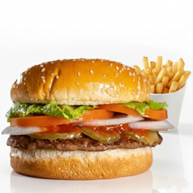 Hamburger Meal.
