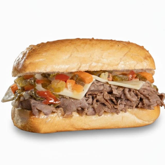 Italian Beef Sandwich.