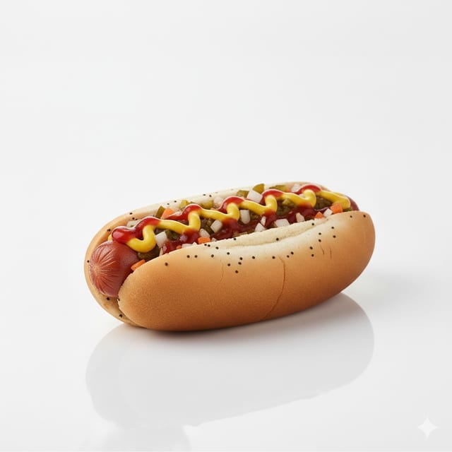 Hot Dog Sandwich.