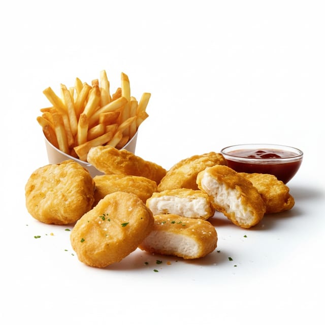 6 Chix Nugget Meal.
