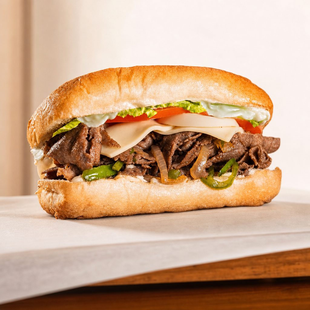 Philly Steak Sandwich.