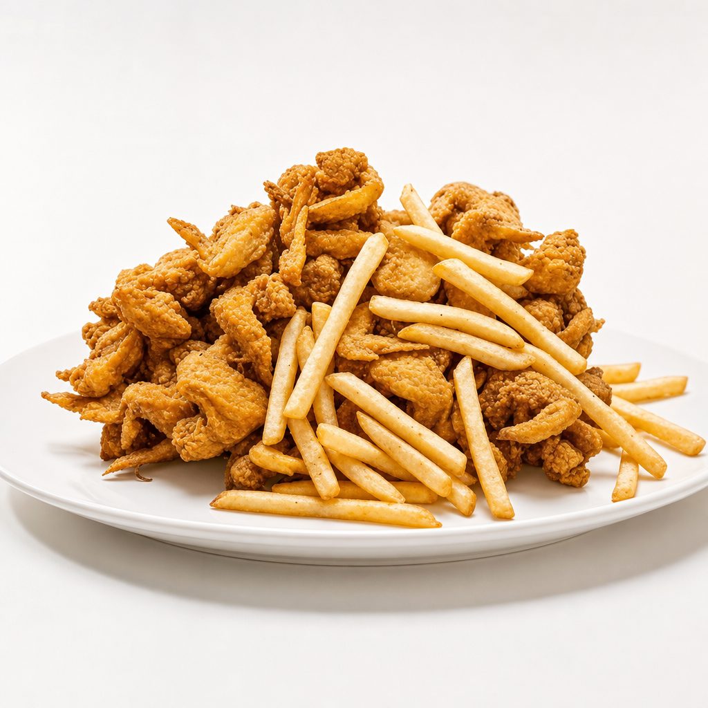 30 Wings w/Fries.