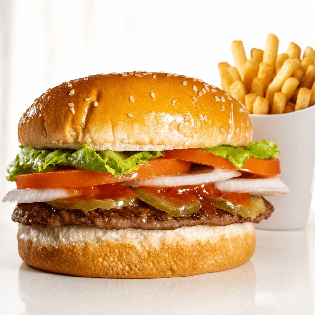 Hamburger Meal.