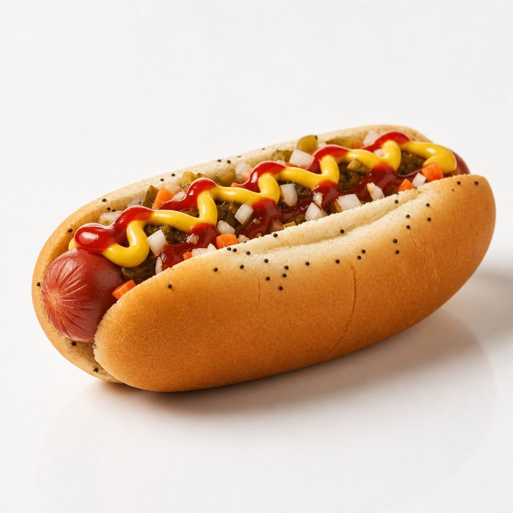 Hot Dog Sandwich.