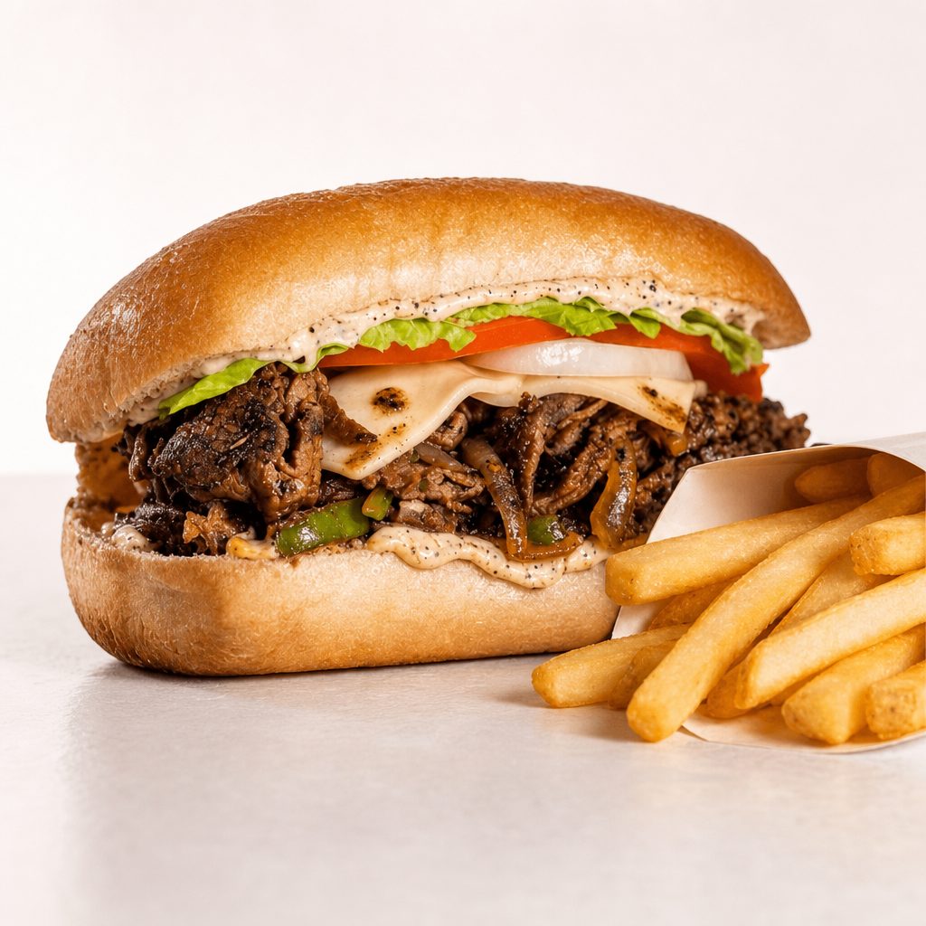 The Jerk Philly Meal.