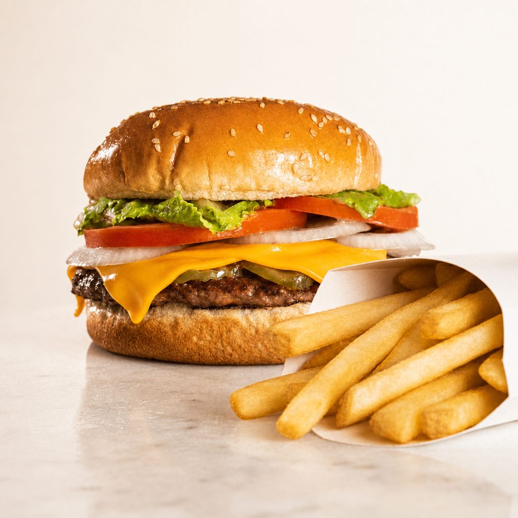 Cheeseburger Meal.