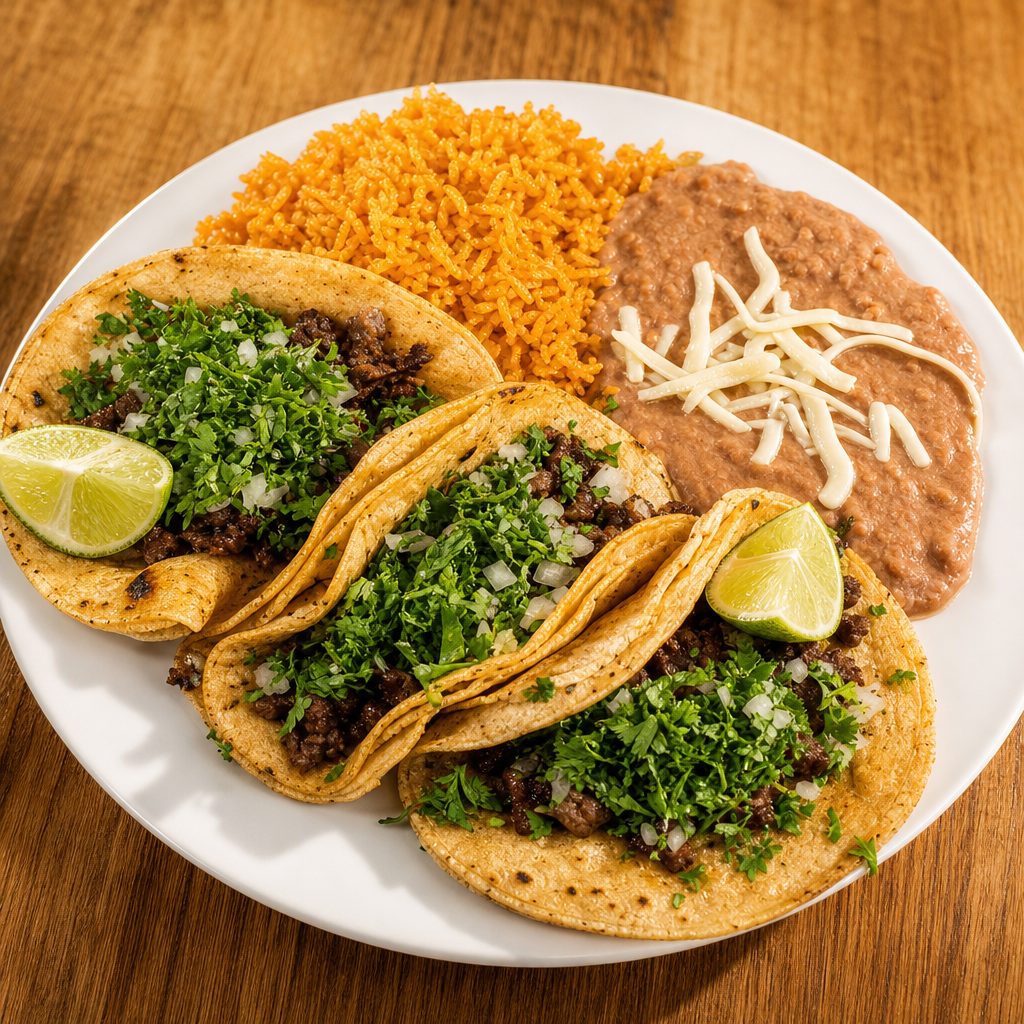 Taco Dinner (3 Tacos).