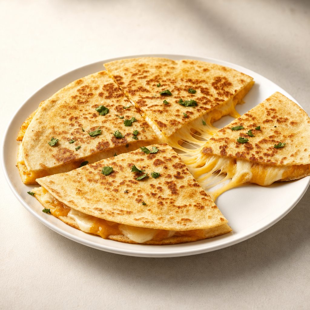 Cheese Quesadilla.