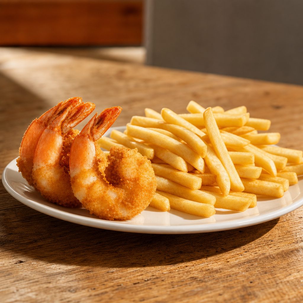 Regular Shrimp Dinner.