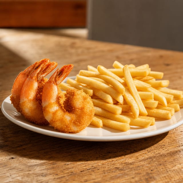 Regular Shrimp Dinner.